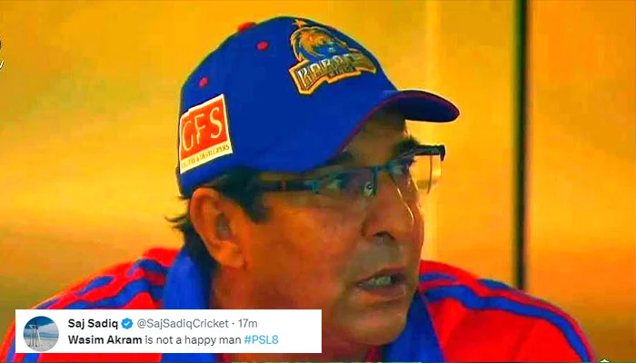 Twitter reacts to Wasim Akram’s anger